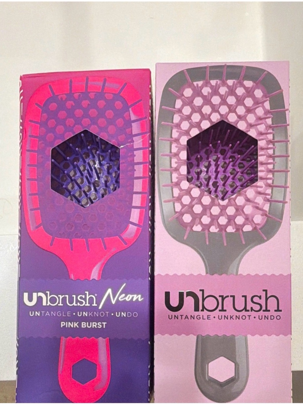 Pink Burst Detangling Hair Brush - Pink